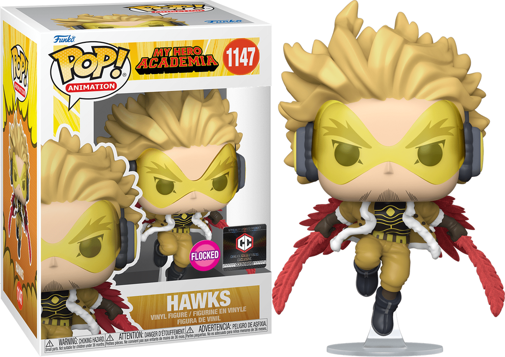 Funko POP! Animation: My Hero Academia - Hawks (Flocked)(Chalice) #1147