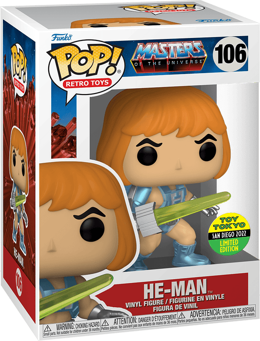 Funko POP! Retro Toys: Masters of The Universe - He-Man [Laser Power] (2022 Toy Tokyo) #106