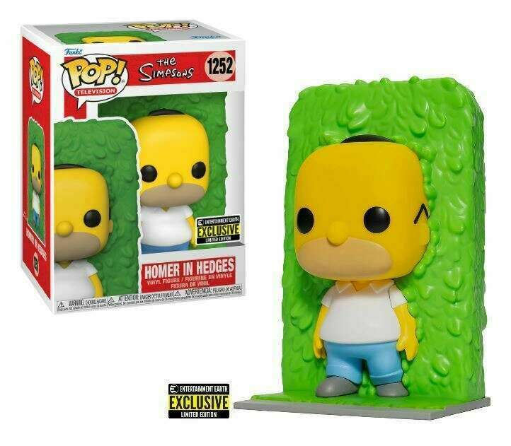 Funko POP! Television: The Simpsons - Homer In Hedges (Entertainment Earth)(Damaged Box) #1252