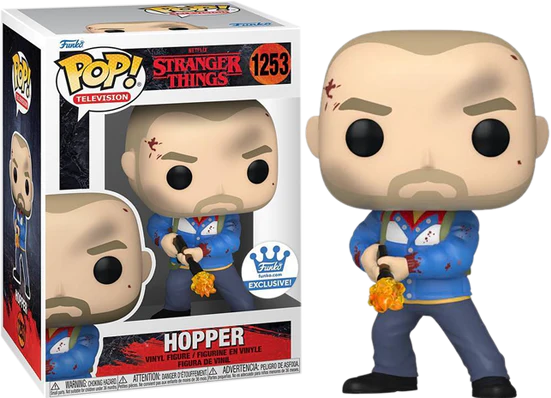 Funko POP! Television: Stranger Things - Hopper (Funko)(Damaged Box) #1253
