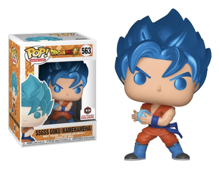 Funko POP! Animation: Dragon Ball Super - SSGSS Goku [Kamehameha](Chalice Collectibles) #563