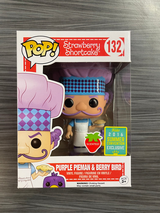 Funko POP! Strawberry Shortcake: Purple Pieman & Berry Bird (Scented)(2016 Summer Convention)(Damaged Box) #132