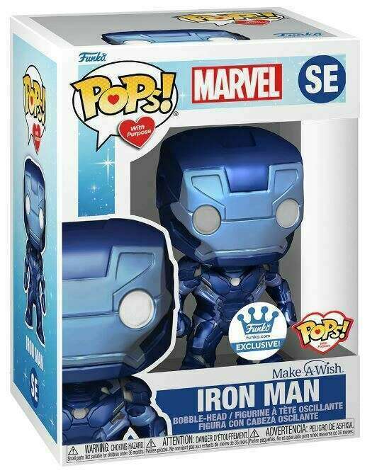 Funko POP! With Purpose: Marvel - Iron Man [Make-A-Wish] #SE