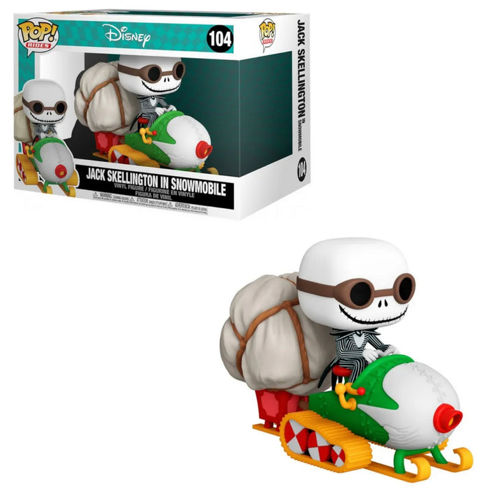 Funko POP! Rides: Disney - Jack Skellington In Snowmobile #104