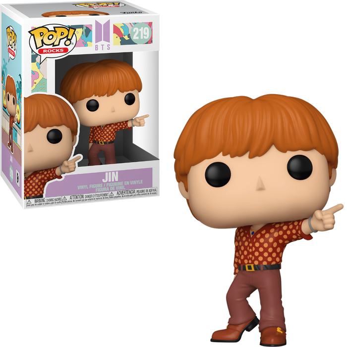 Funko POP! Rocks: BTS - Jin [Dynamite](Damaged Box) #219