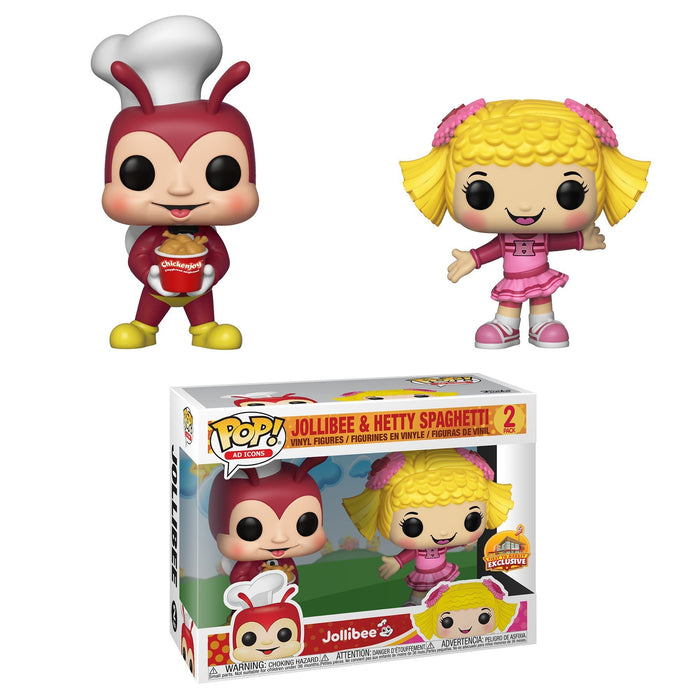 Funko POP! AD Icons: Jollibee - Jollibee & Hetty Spaghetti (First To Market Exclusive) 2Pack