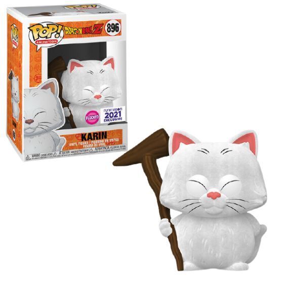 Funko POP! Animation: Dragon Ball Z - Karin (Flocked)(Funimation 2021)(Damaged Box) #896