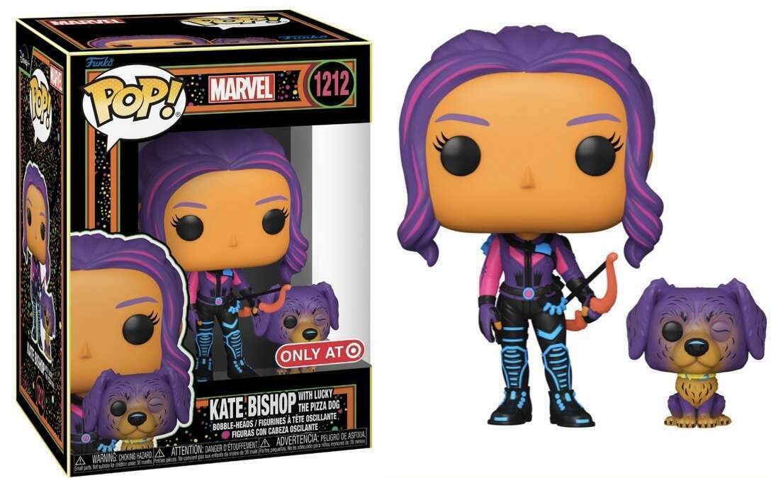 Funko POP! Marvel: Kate Bishop w/ Lucky The Pizza Dog (Target) #1212
