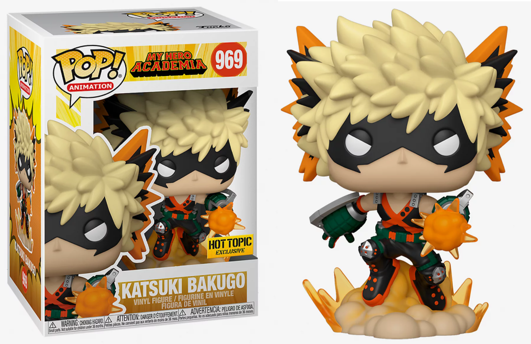 Funko POP! Animation: My Hero Academia - Katsuki Bakugo (Hot Topic)(Damaged Box) #969