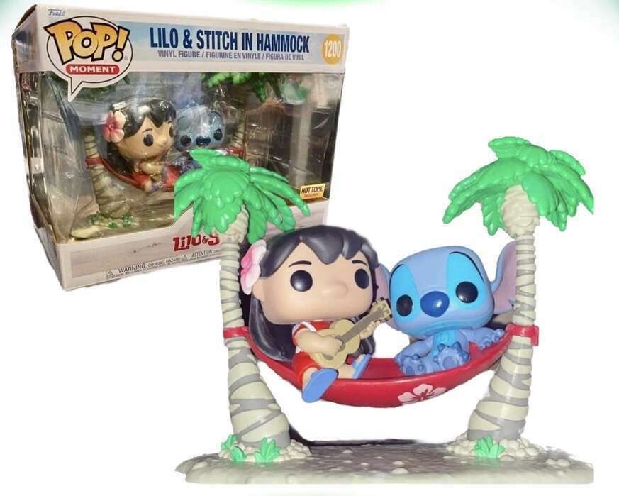 Funko POP! Moment: Disney Lilo & Stitch - Lilo & Stitch In Hammock (Hot Topic)(Damaged Box*) #1200