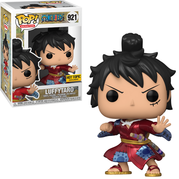 Funko POP! Animation: One Piece - Luffytaro [Metallic] (Hot Topic) #921