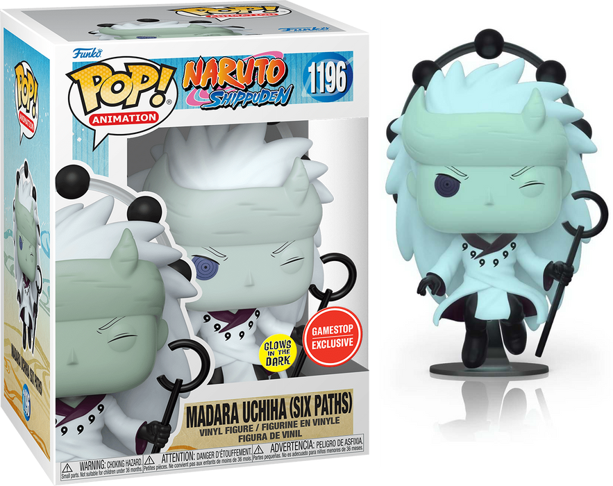 Funko POP! Animation: Naruto Shippuden - Madara Uchiha [Sage of Six Paths] (GiTD)(GameStop) #1196