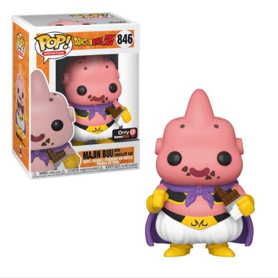 Funko POP! Animation: DragonBall Z - Majin Buu w/ Chocolate Bar (GameStop) #846