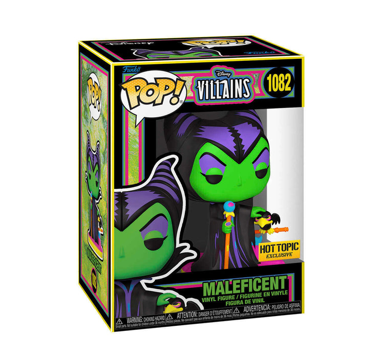 Funko POP! Disney: Villains - Maleficent [Black Light] (Hot Topic) #1082