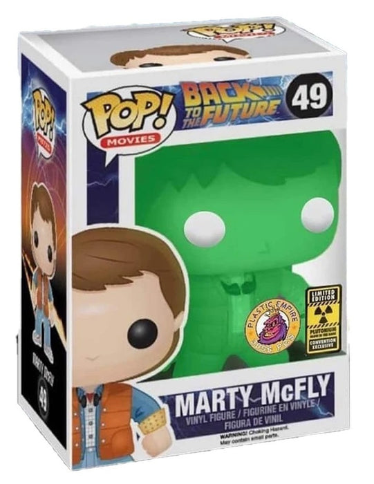 Funko POP! Movies: Back To The Future - Marty McFly (Plastic Empire 3000 PCS)(Plutonium GiTD) #49