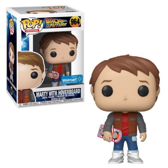 Funko POP! Movies: Back To The Future - Marty w/ Hoverboard (Walmart) #964