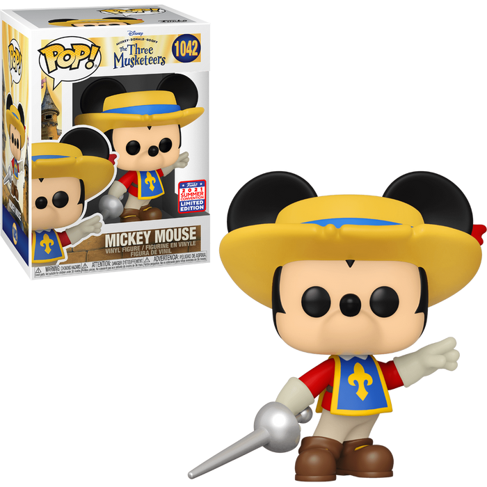 Funko POP! Disney: The Three Musketeers - Mickey Mouse (2021 Summer Convention) #1042
