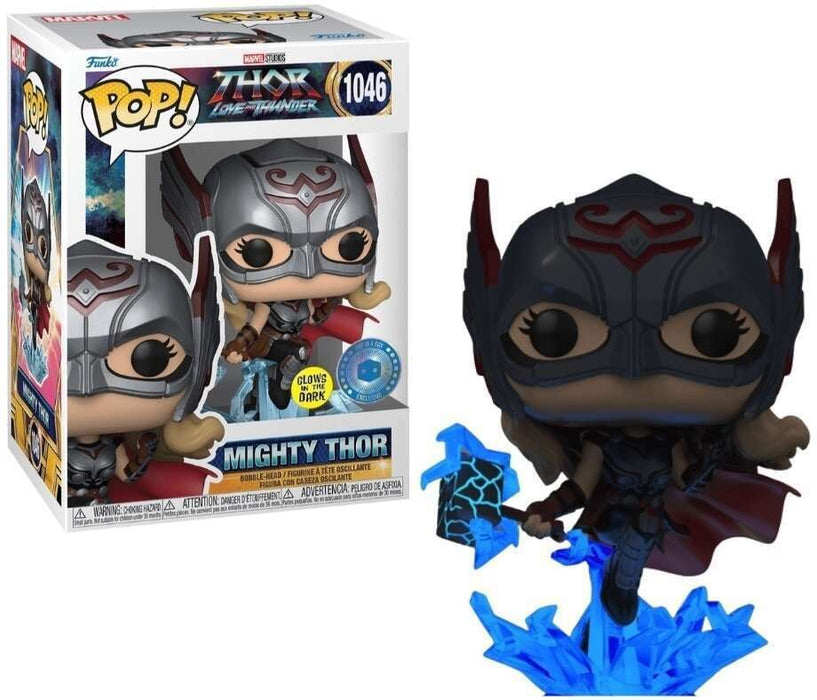 Funko POP! Marvel: Thor Love and Thunder - Mighty Thor (GiTD)(Pop In A Box) #1046
