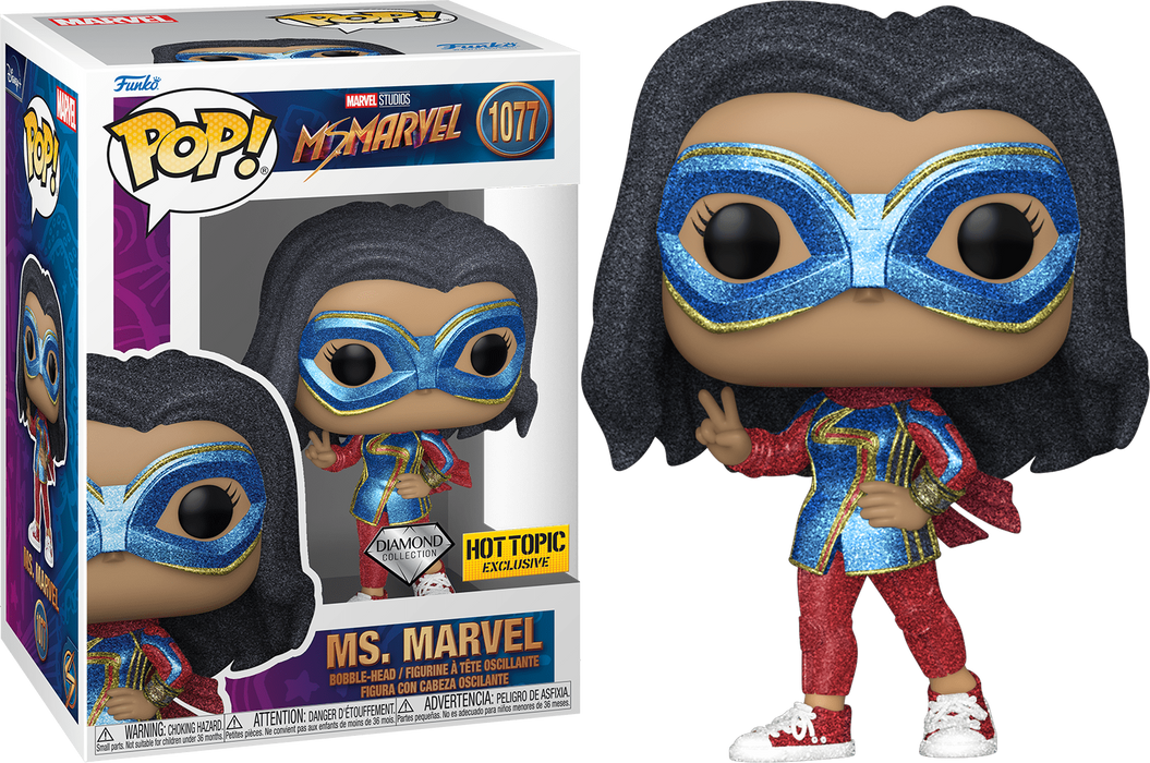 Funko POP! Marvel: Ms Marvel (Diamond)(Hot Topic) #1077