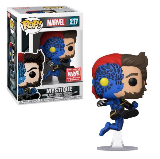 Funko POP! Marvel: Mystique (Marvel Corps)(Damaged Box) #217
