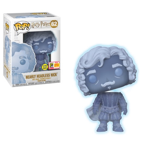 Funko POP! Harry Potter: Nearly Headless Nick (GiTD)(2018 SDCC) #62