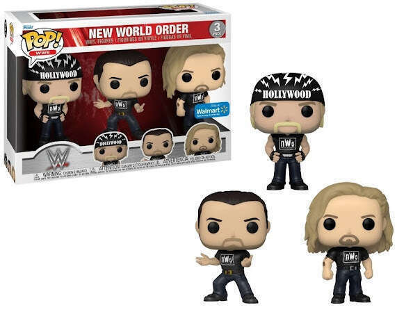 Funko POP! WWE: New World Order (Walmart)(Damaged Box) 3 Pack