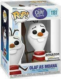 Funko POP! Disney Olaf Presents: Olaf As Moana (Amazon)(Damaged Box) #1181