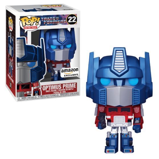 Funko POP! Retro Toys: Transformers - Optimus Prime [Metallic] (Amazon) #22
