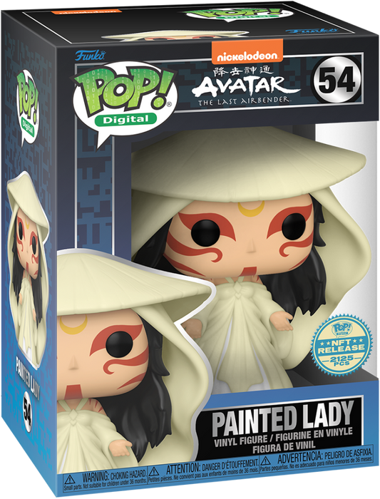 Funko POP! Digital: Avatar The Last Airbender - Painted Lady (NFT Release)(2125 PCS) #54