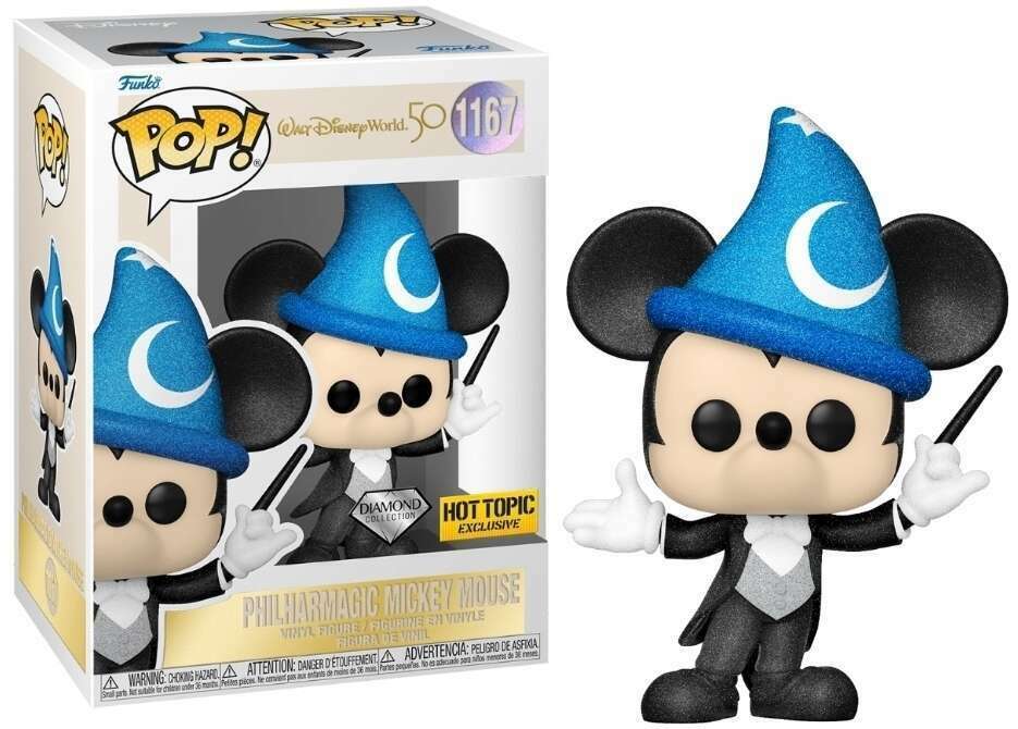 Funko POP! Walt Disney World 50: Philharmagic Mickey Mouse [Diamond][Hot Topic] #1167