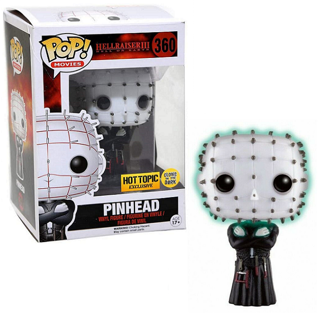 Funko POP! Movies: Hell Raiser III Hell On Earth - Pinhead (GiTD)(Hot Topic) #360