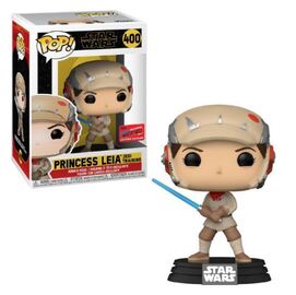 Funko POP! Star Wars: Princess Leia Jedi Training (2020 NYCC)(Damaged Box) #400