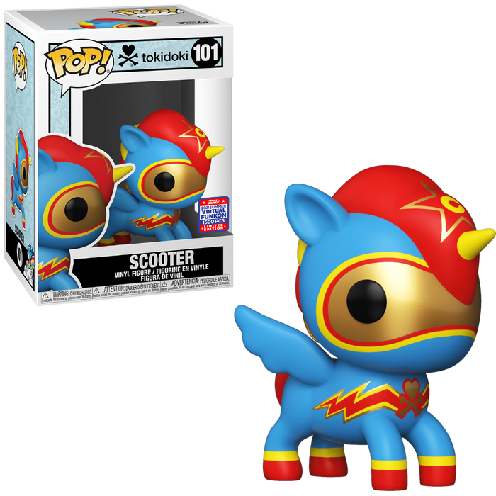 Funko POP! Tokidoki: Scooter (2021 Virtual Funkon 1500 PCS) #101
