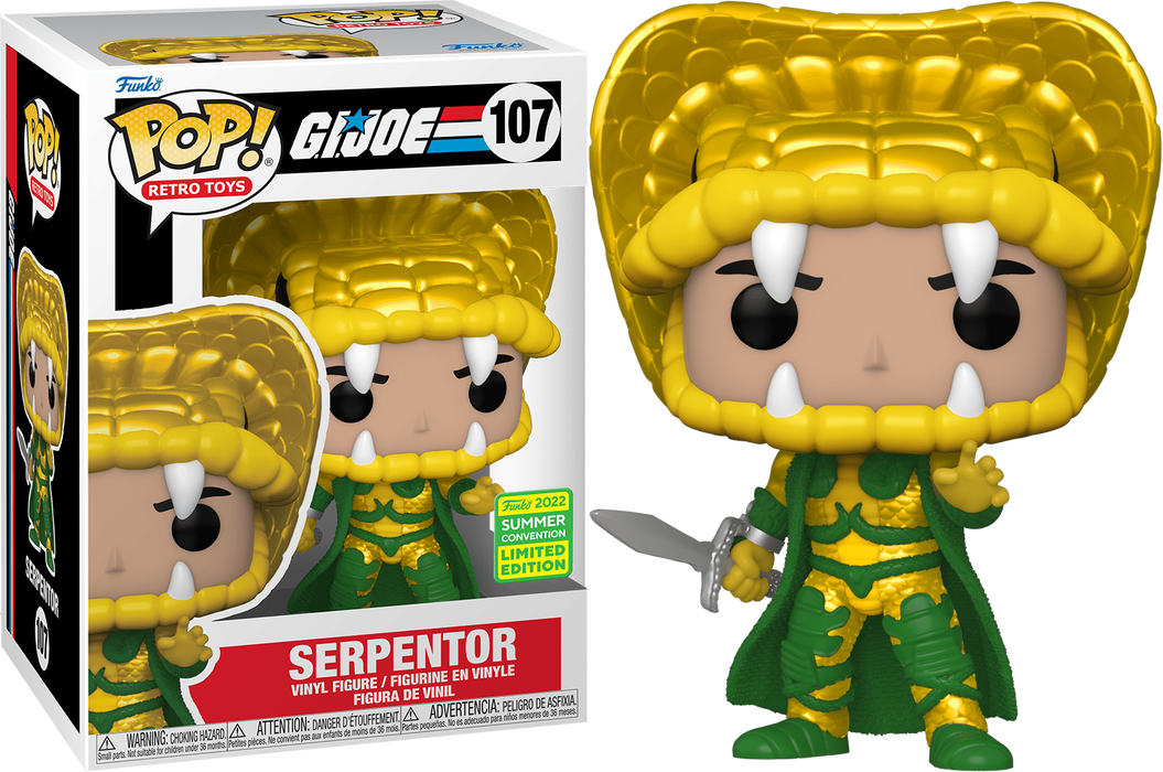 Funko POP! Retro Toys: G.I.Joe - Serpentor (2022 Summer Convention) #107