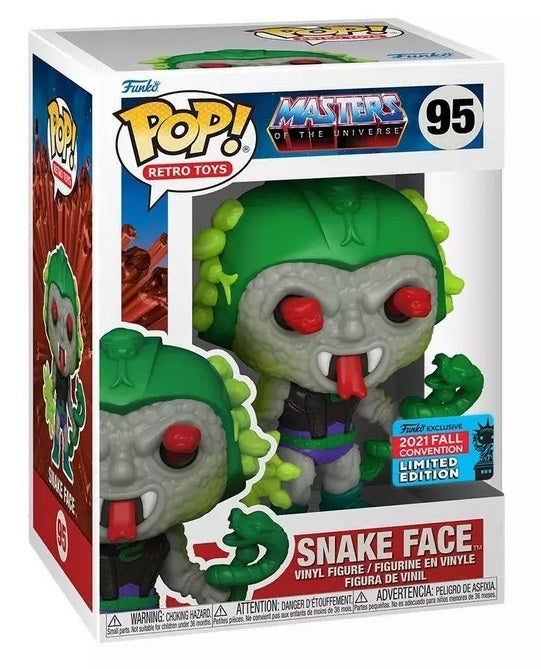 Funko POP! Retro Toys: Master Of The Universe - Snake Fave (2021 Fall Convention/Shared)(Damaged Box) #95