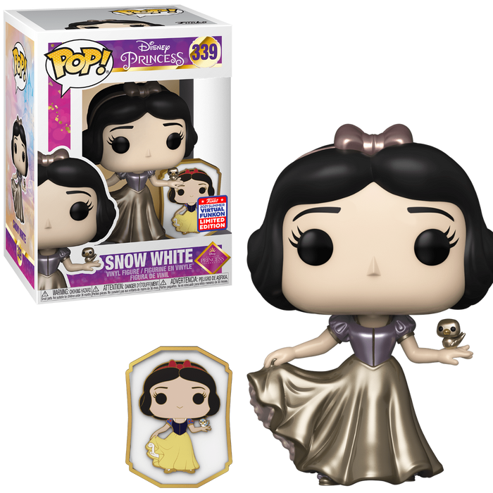 Funko POP! Disney: Princess - Snow White [Dancing][Gold] (2021 Virtual Funkon) #339