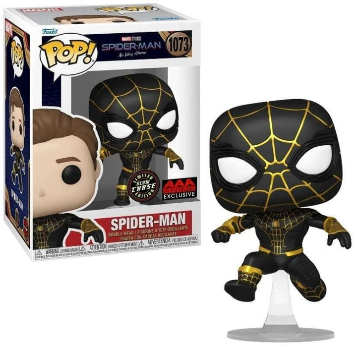 Funko POP! Marvel: Spider-Man No Way Home - Spider-Man (GiTD)(CHASE)(AAA)(Damaged Box) #1073