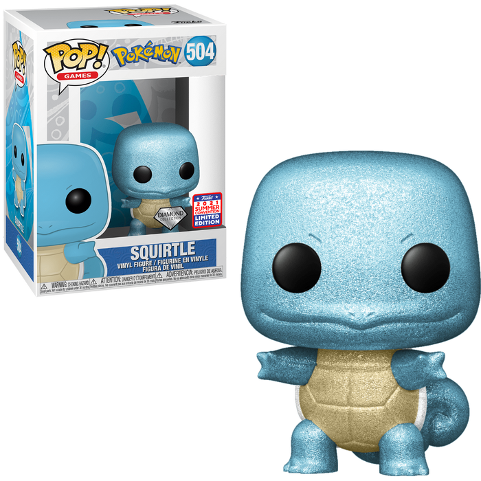Funko POP! Games: Pokemon - Squirtle (Diamond)(2021 Summer Convention) #504