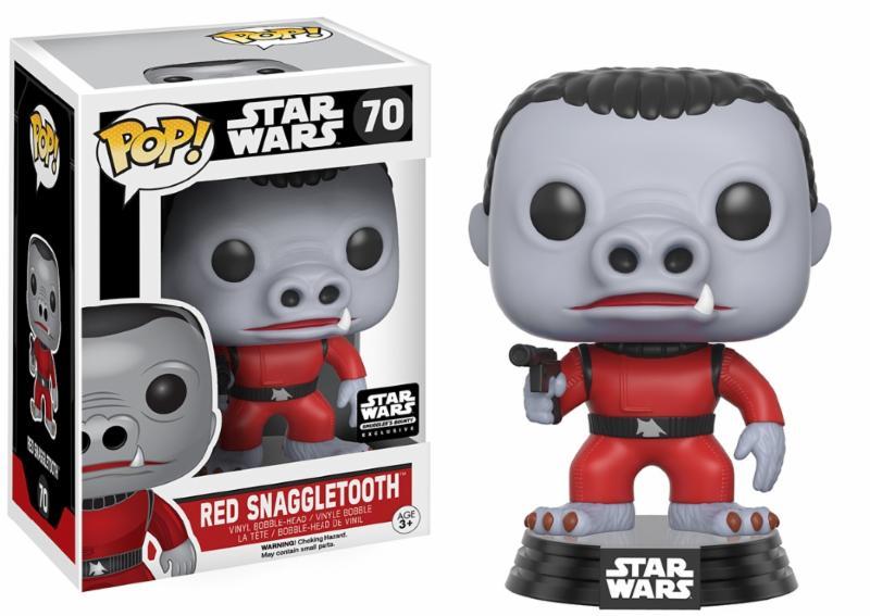 Funko POP! Star Wars: Red Snaggletooth (Smuggler's Bounty)(Damaged Box) #70