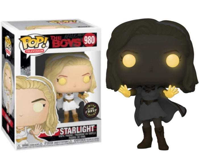 Funko POP! Television: The Boys - Starlight (GiTD)(CHASE)(Damaged Box) #980