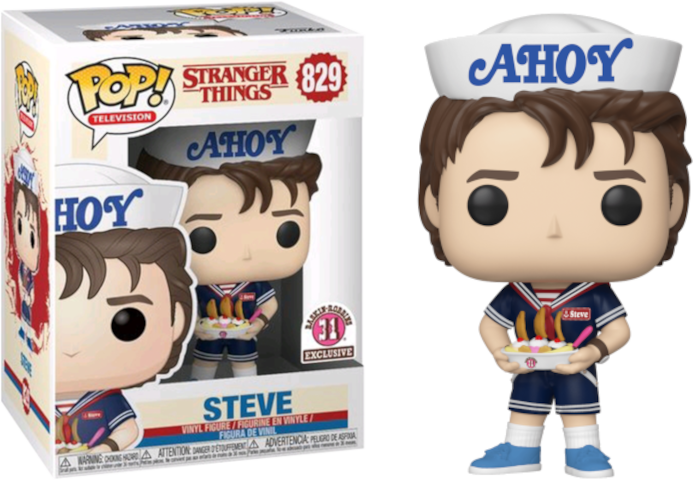 Funko POP! Television: Stranger Things - Steve (Baskin Robbins) #829