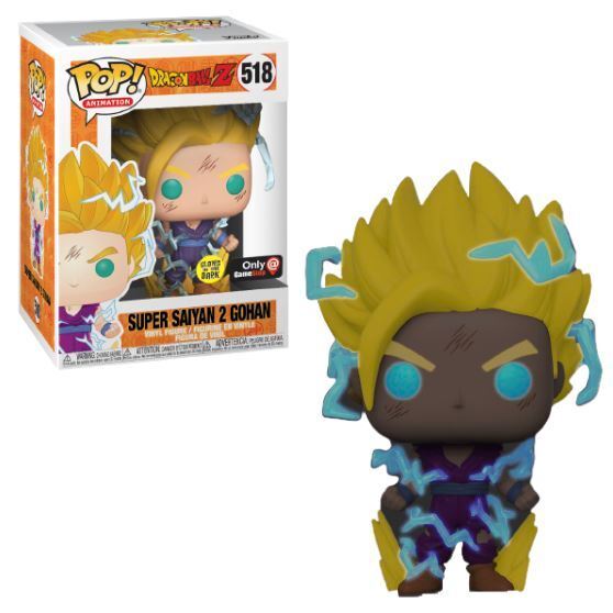 Funko POP! Animation: Dragon Ball Z - Super Saiyan 2 Gohan (GiTD)(GameStop) #518
