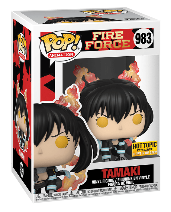 Funko POP! Animation: Fire Force - Tamaki (GiTD)(Hot Topic)(Damaged Box) #983