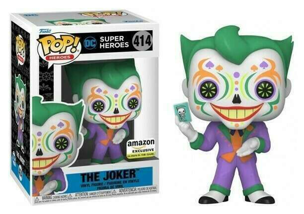 Funko POP! Heroes:  DC Super Heroes - The Joker (GiTD)(Amazon) #414