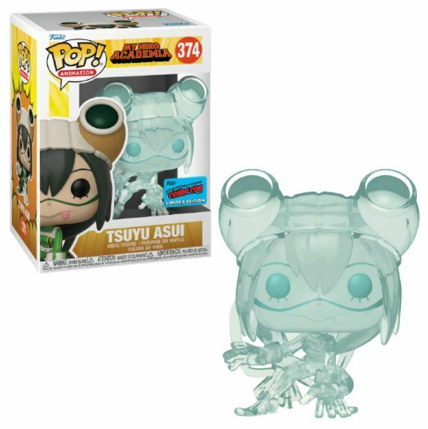 Funko POP! Animation: My Hero Academia - Tsuyu Asui [Clear] (2021 NYCC)(Damaged Box) #374