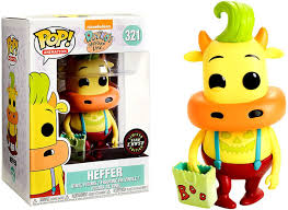 Funko POP! Animation: Rocko's Modern Life - Heffer (GiTD)(CHASE)(Damaged Box) #321