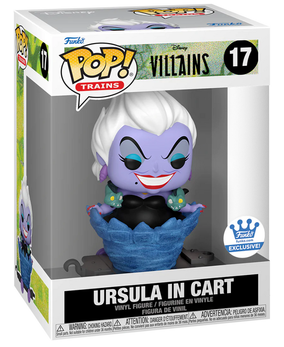 Funko POP! Trains: Disney Villains - Ursula In Cart (Funko)(Damaged Box) #17