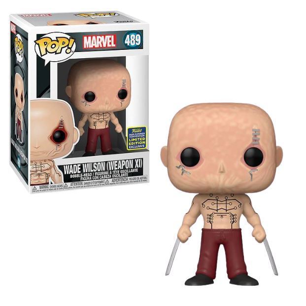 Funko POP! Marvel: Wade Wilson(Weapon XI)(2020 Summer Convention)(Damaged Box) #489