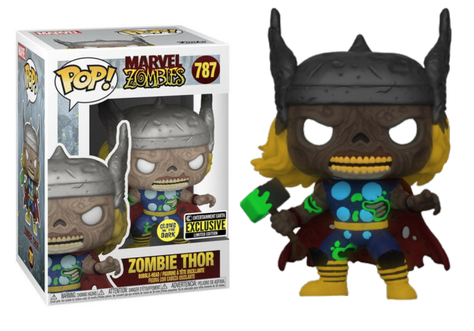 Funko POP! Marvel Zombie: Zombie Thor (GiTD)(Entertainment Earth) #787