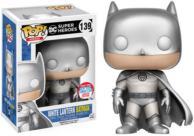 Funko POP! Heroes: DC Super Heroes - White Lantern Batman (2016 NYCC) #139